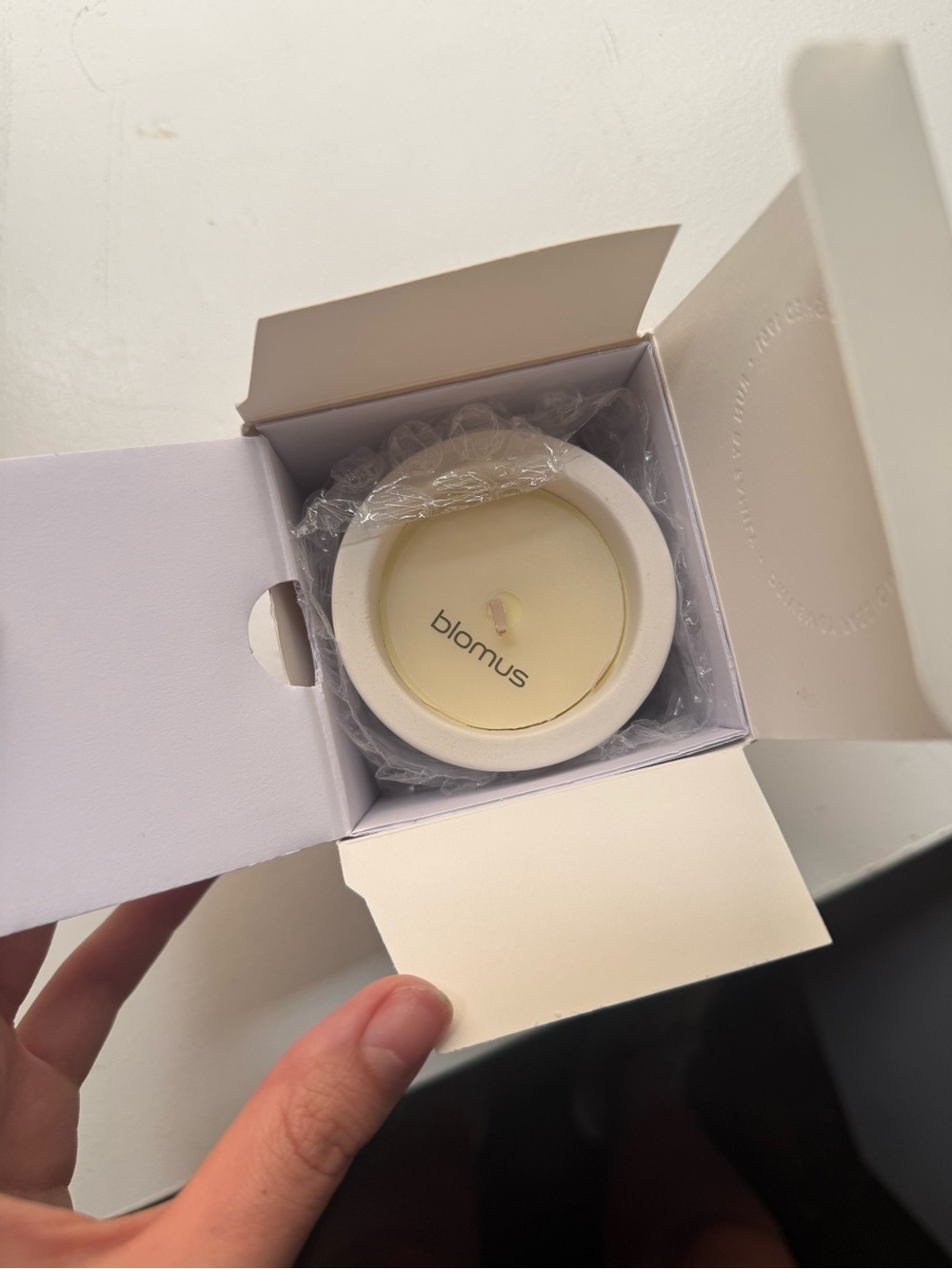 NEW Blomus French Cotton Candle